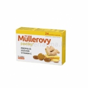 Maisto papildas pastilės Propolis imbieras vitaminas C Dr. Muller N24
